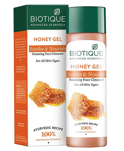 Biotique Honey Gel Soothe & Nourish Foaming Face Wash- 120 ml