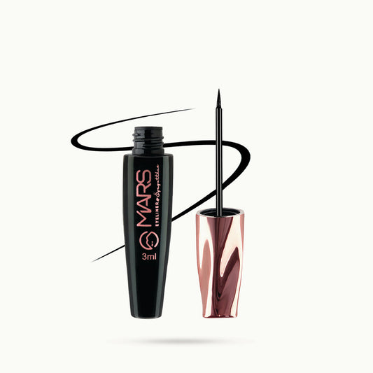 MARS Glossy Liquid Eyeliner - Black (7ml)