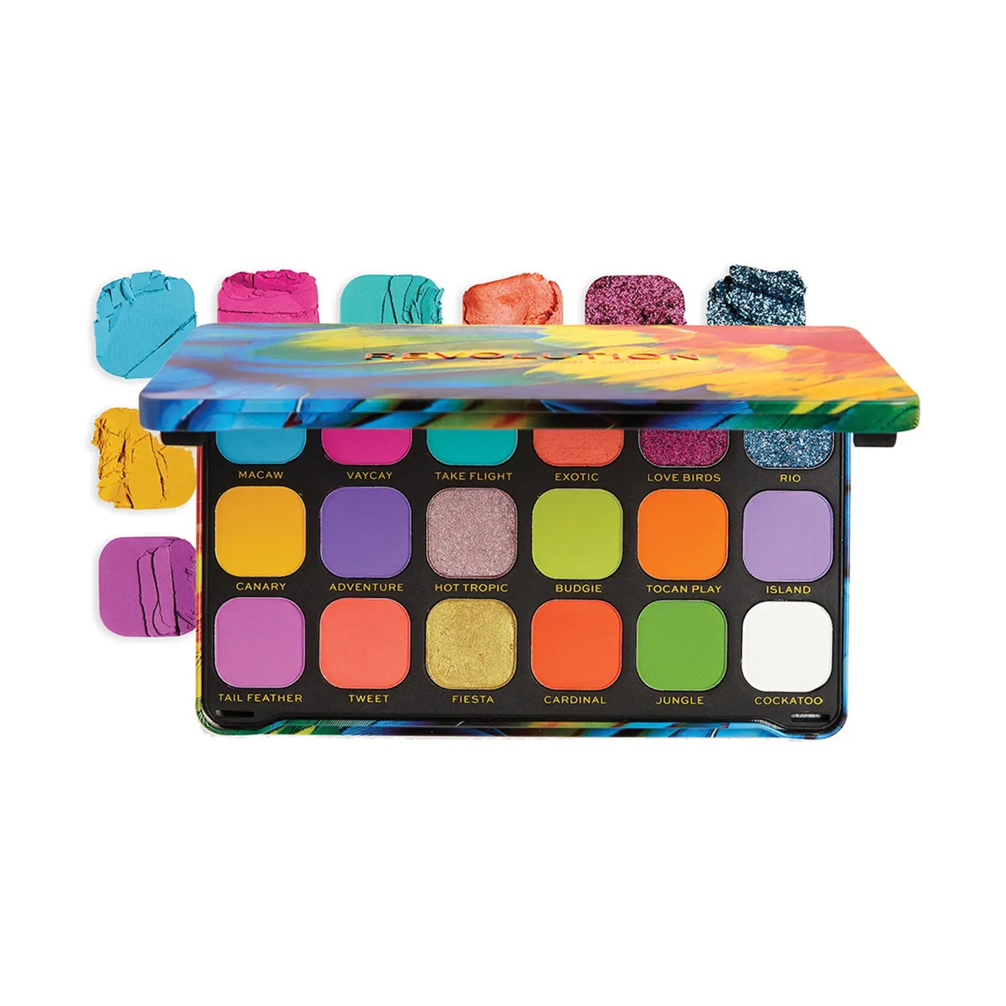 Makeup Revolution Forever Flawless Eyeshadow Palette - Bird Of Paradise (19.8g)