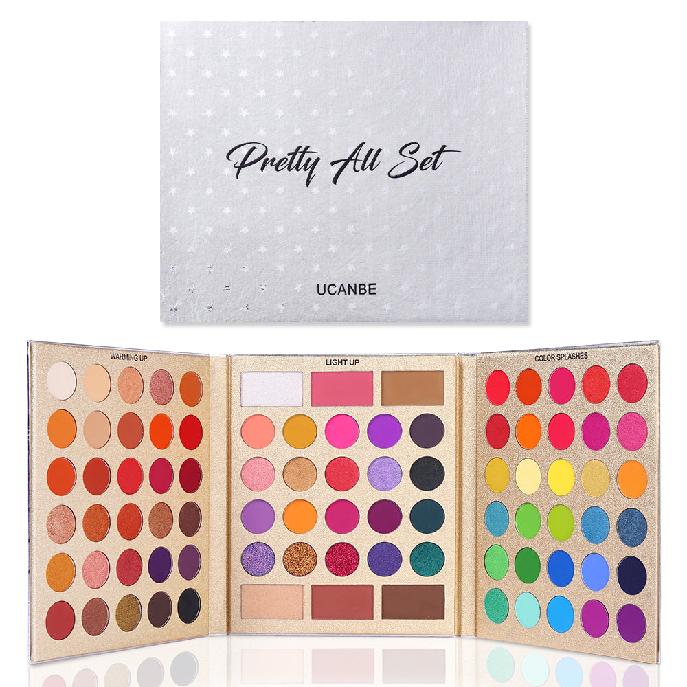 Ucanbe Pretty All Set Eyeshadow Palette-86 shades